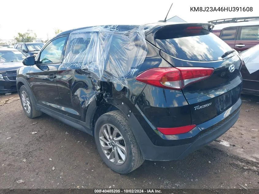 2017 Hyundai Tucson Se VIN: KM8J23A46HU391608 Lot: 40485205