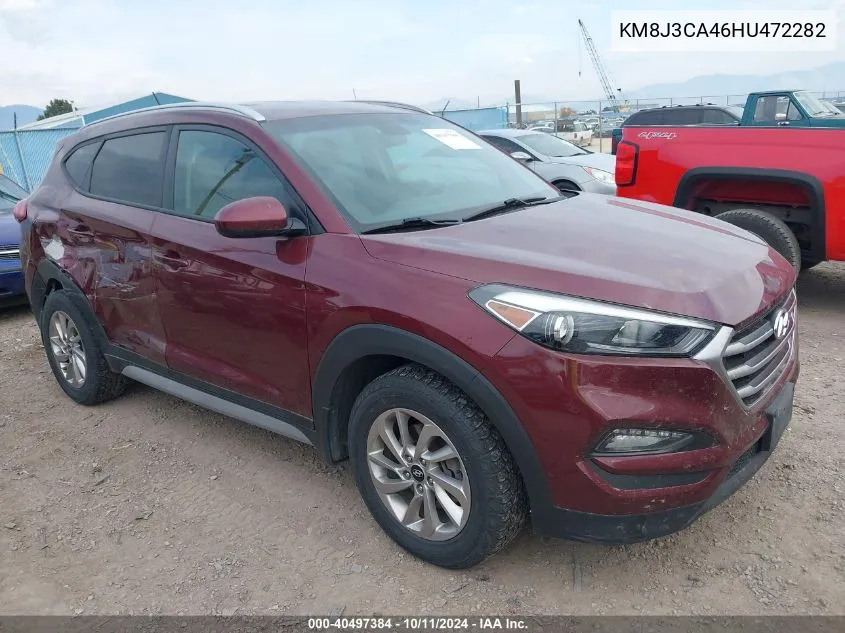 2017 Hyundai Tucson Se VIN: KM8J3CA46HU472282 Lot: 40497384