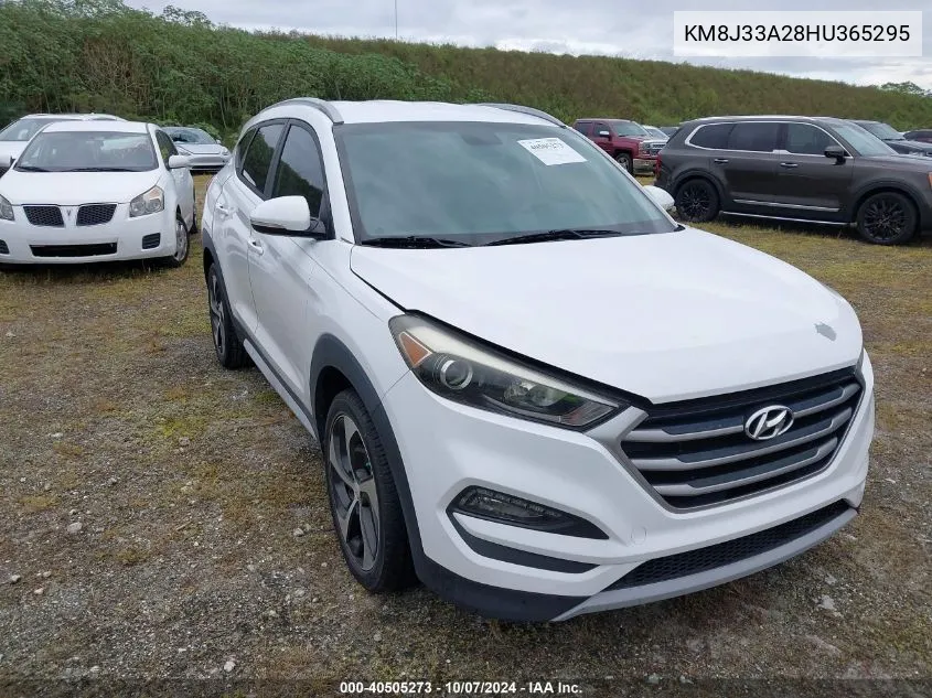 2017 Hyundai Tucson Sport VIN: KM8J33A28HU365295 Lot: 40505273