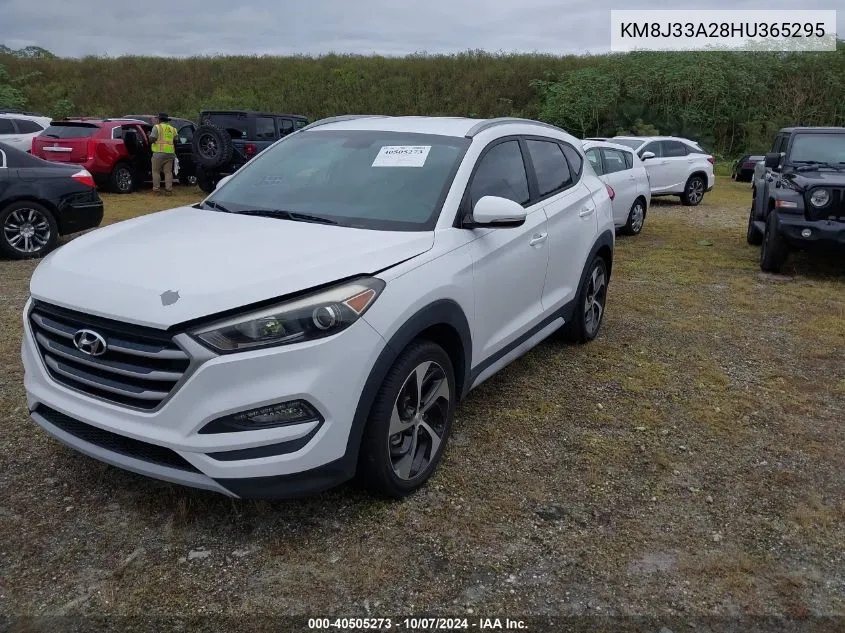 2017 Hyundai Tucson Sport VIN: KM8J33A28HU365295 Lot: 40505273