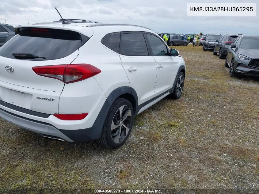 2017 Hyundai Tucson Sport VIN: KM8J33A28HU365295 Lot: 40505273