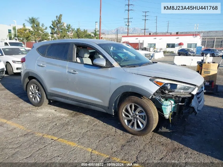 2017 Hyundai Tucson Se VIN: KM8J23A45HU441768 Lot: 40518632