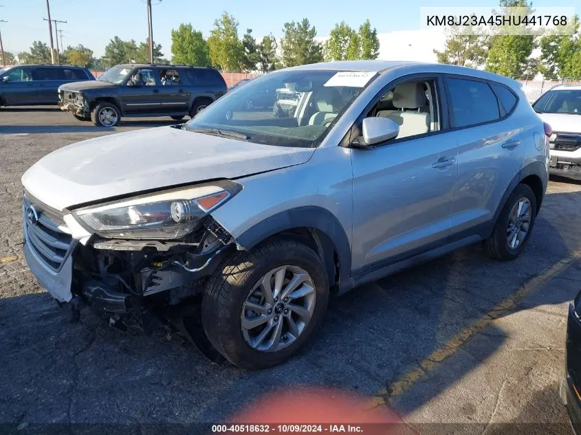 2017 Hyundai Tucson Se VIN: KM8J23A45HU441768 Lot: 40518632