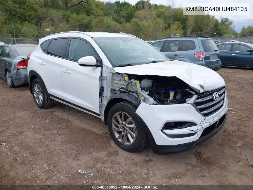 2017 Hyundai Tucson Se VIN: KM8J3CA40HU484105 Lot: 40519052