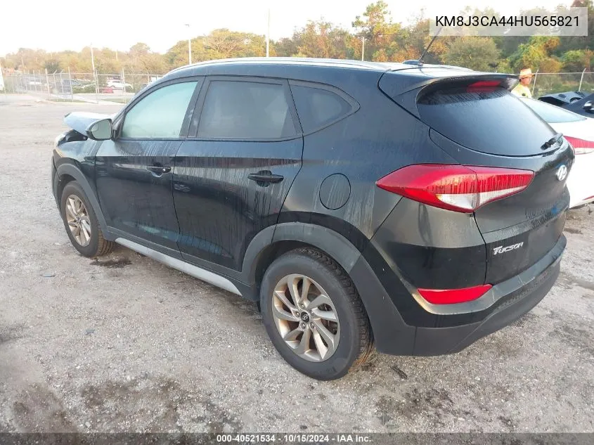 2017 Hyundai Tucson Se VIN: KM8J3CA44HU565821 Lot: 40521534