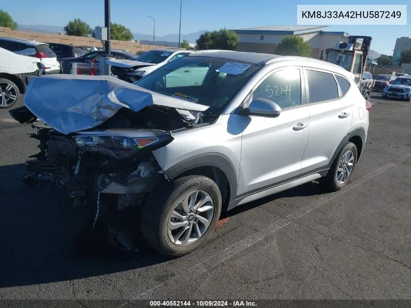 2017 Hyundai Tucson Limited/Sport And Eco/Se VIN: KM8J33A42HU587249 Lot: 40552144