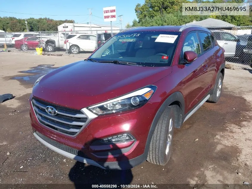 2017 Hyundai Tucson Eco VIN: KM8J33A27HU469695 Lot: 40558298