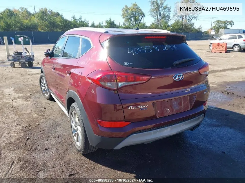 2017 Hyundai Tucson Eco VIN: KM8J33A27HU469695 Lot: 40558298