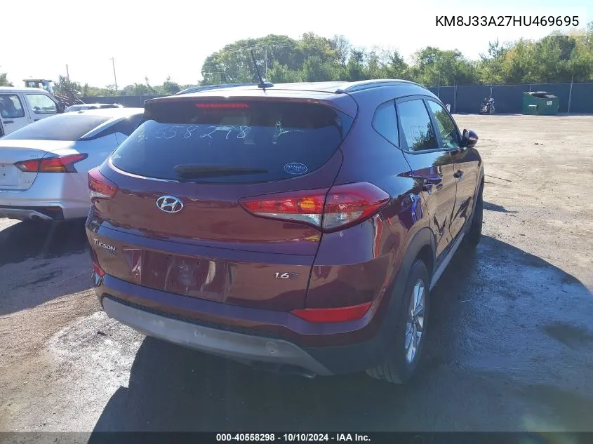 2017 Hyundai Tucson Eco VIN: KM8J33A27HU469695 Lot: 40558298