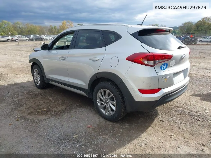 2017 Hyundai Tucson Se VIN: KM8J3CA49HU297879 Lot: 40575197