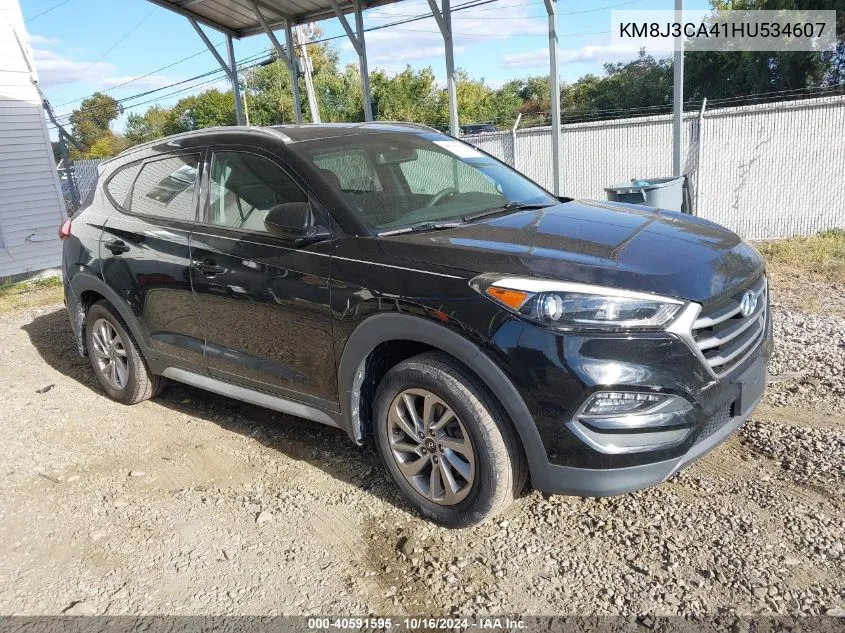 2017 Hyundai Tucson Se VIN: KM8J3CA41HU534607 Lot: 40591595