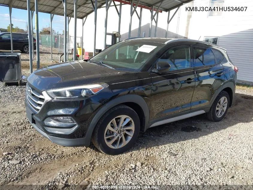 2017 Hyundai Tucson Se VIN: KM8J3CA41HU534607 Lot: 40591595