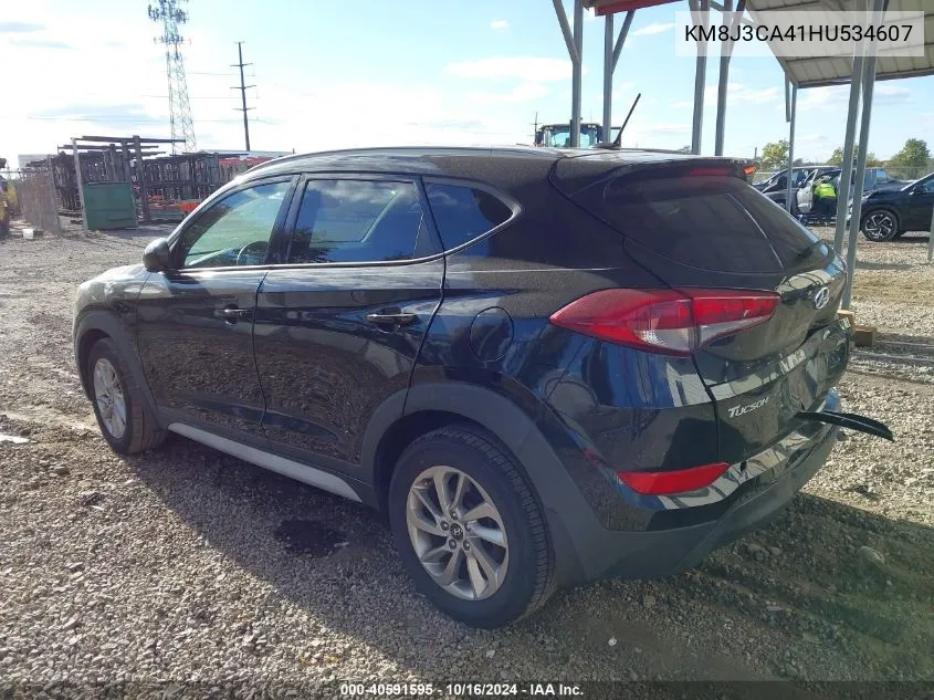 2017 Hyundai Tucson Se VIN: KM8J3CA41HU534607 Lot: 40591595