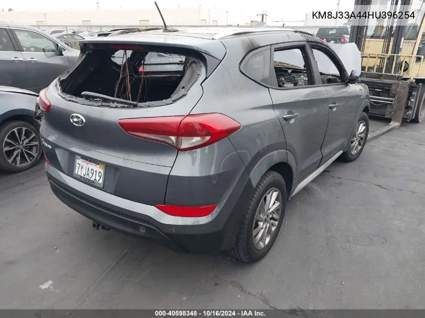 2017 Hyundai Tucson Limited/Sport And Eco/Se VIN: KM8J33A44HU396254 Lot: 40598348