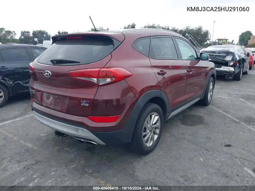 2017 Hyundai Tucson Eco VIN: KM8J3CA25HU291060 Lot: 40605410