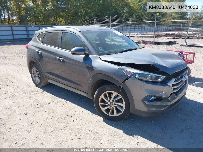 KM8J33A40HU474030 2017 Hyundai Tucson Se