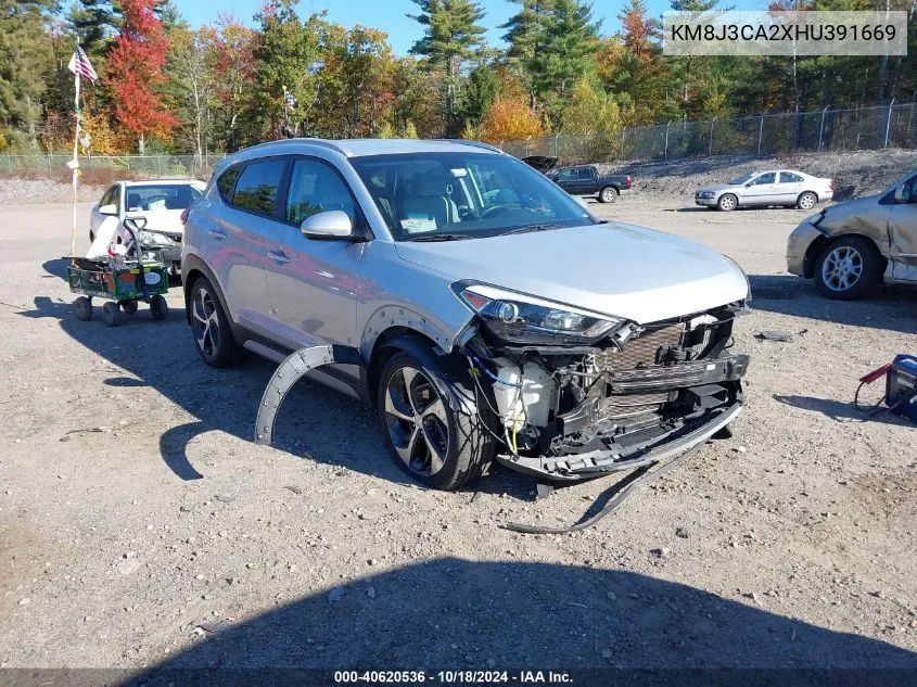 2017 Hyundai Tucson Sport VIN: KM8J3CA2XHU391669 Lot: 40620536