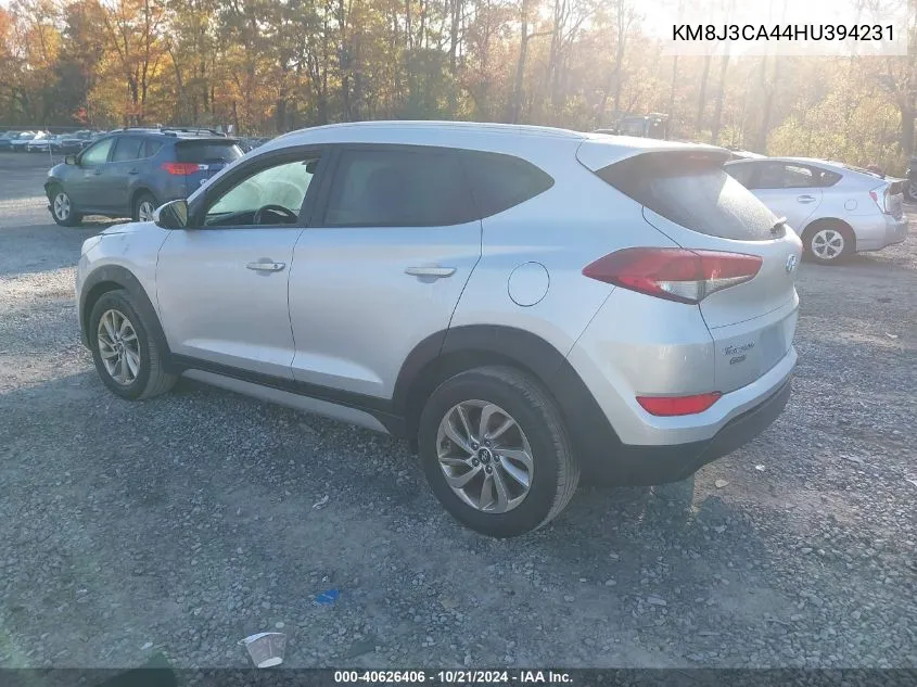 2017 Hyundai Tucson Limited/Sport And Eco/Se VIN: KM8J3CA44HU394231 Lot: 40626406