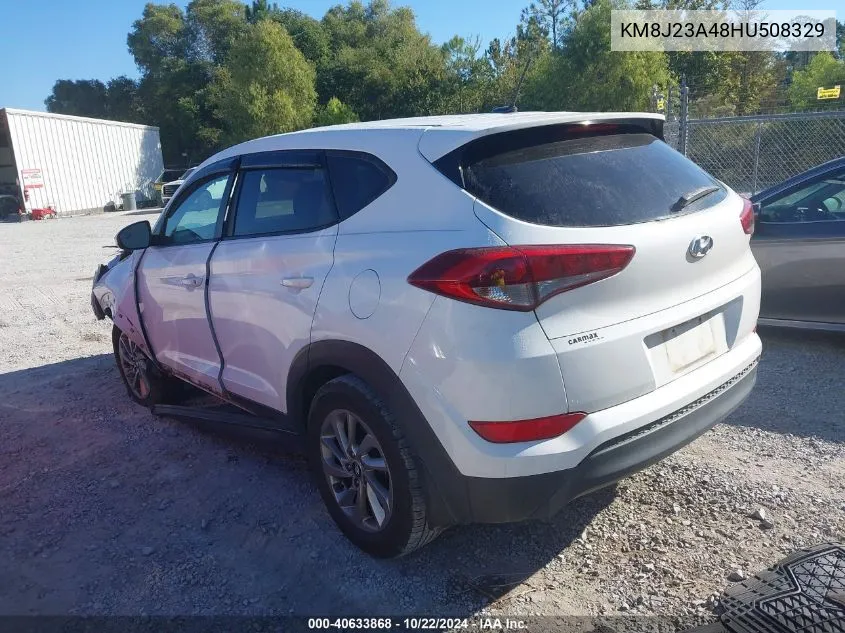 2017 Hyundai Tucson Se VIN: KM8J23A48HU508329 Lot: 40633868