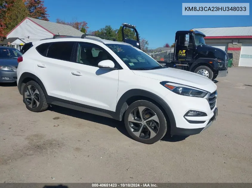 KM8J3CA23HU348033 2017 Hyundai Tucson Sport