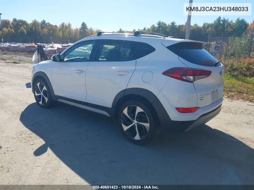 KM8J3CA23HU348033 2017 Hyundai Tucson Sport