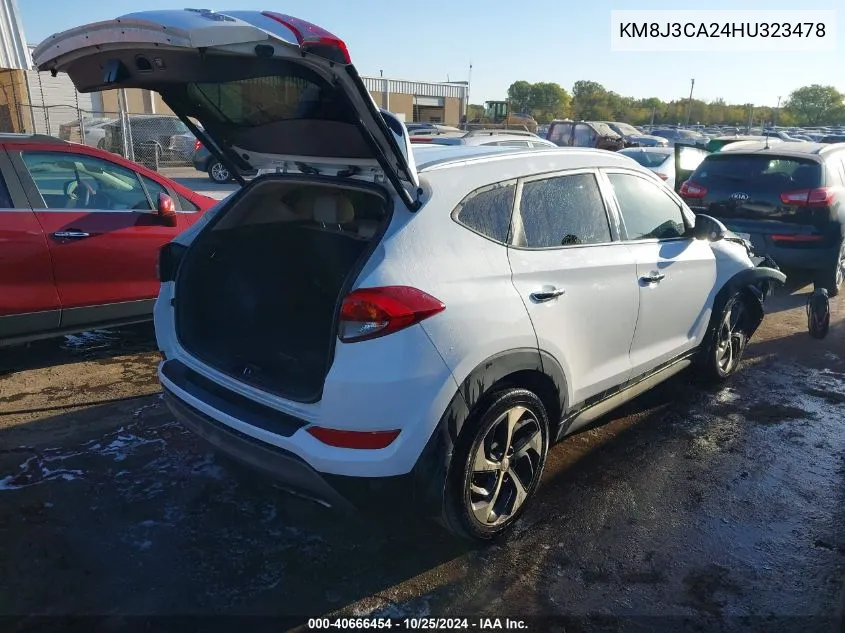 KM8J3CA24HU323478 2017 Hyundai Tucson Limited