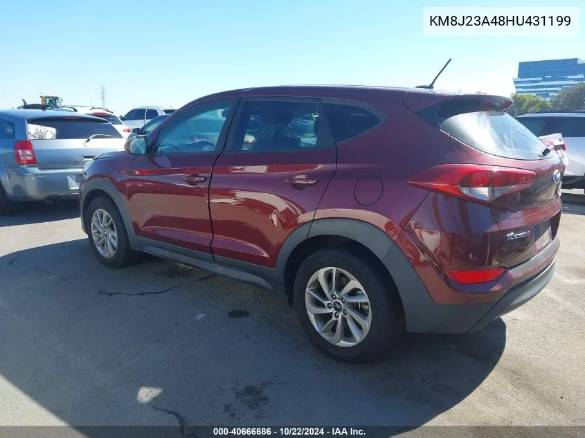 KM8J23A48HU431199 2017 Hyundai Tucson Se