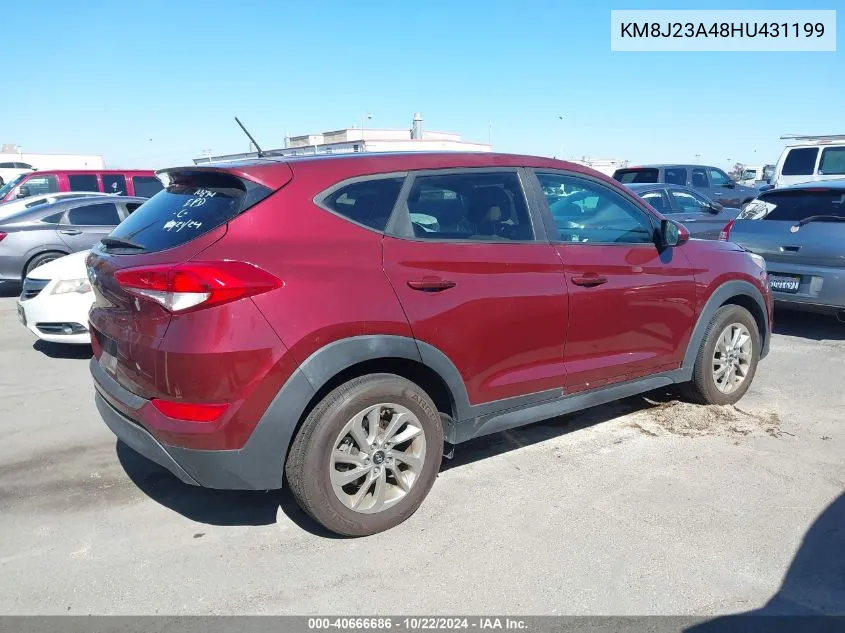 KM8J23A48HU431199 2017 Hyundai Tucson Se