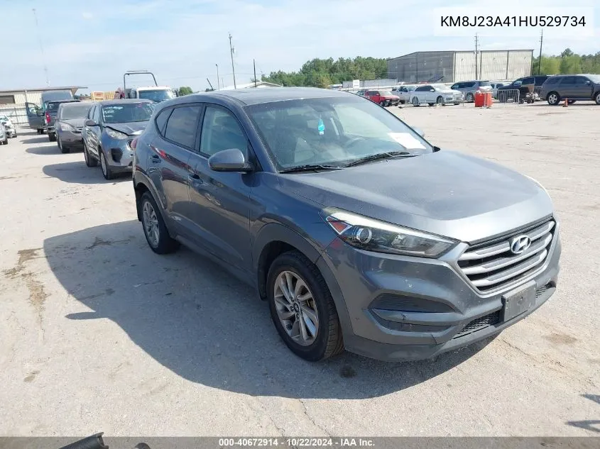 2017 Hyundai Tucson Se VIN: KM8J23A41HU529734 Lot: 40672914