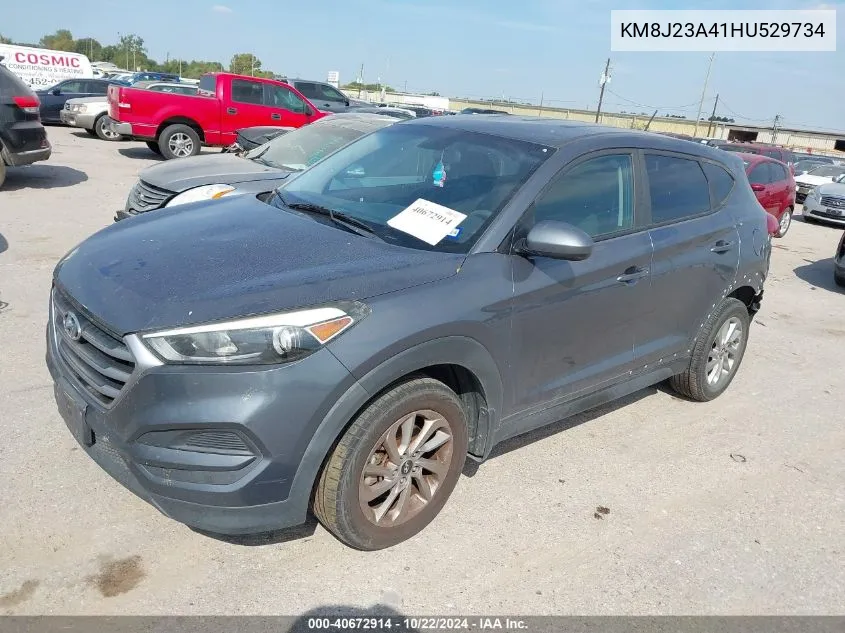 KM8J23A41HU529734 2017 Hyundai Tucson Se