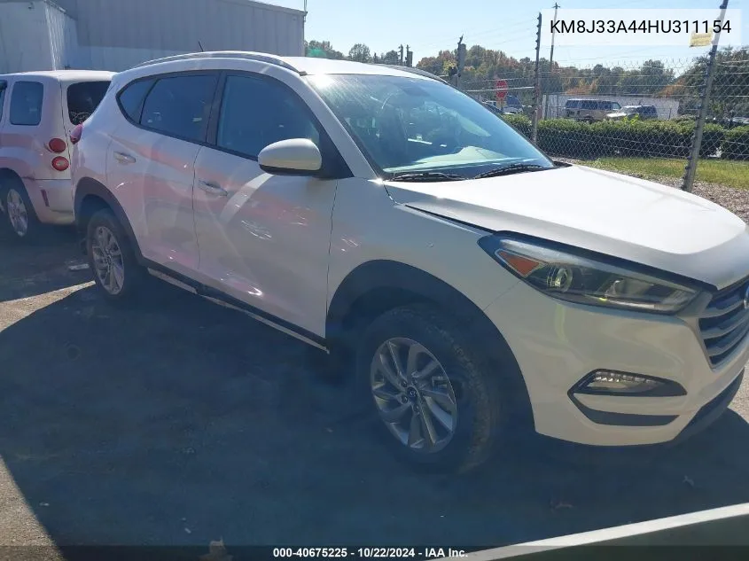 2017 Hyundai Tucson Se VIN: KM8J33A44HU311154 Lot: 40675225