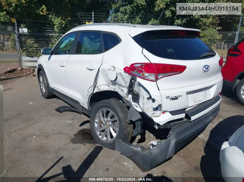 KM8J33A44HU311154 2017 Hyundai Tucson Se