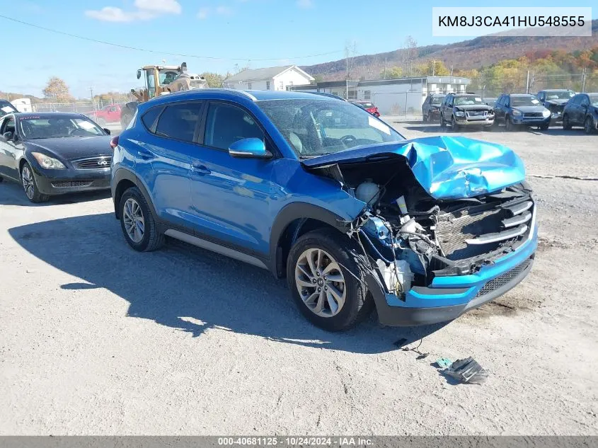 2017 Hyundai Tucson Se Plus VIN: KM8J3CA41HU548555 Lot: 40681125