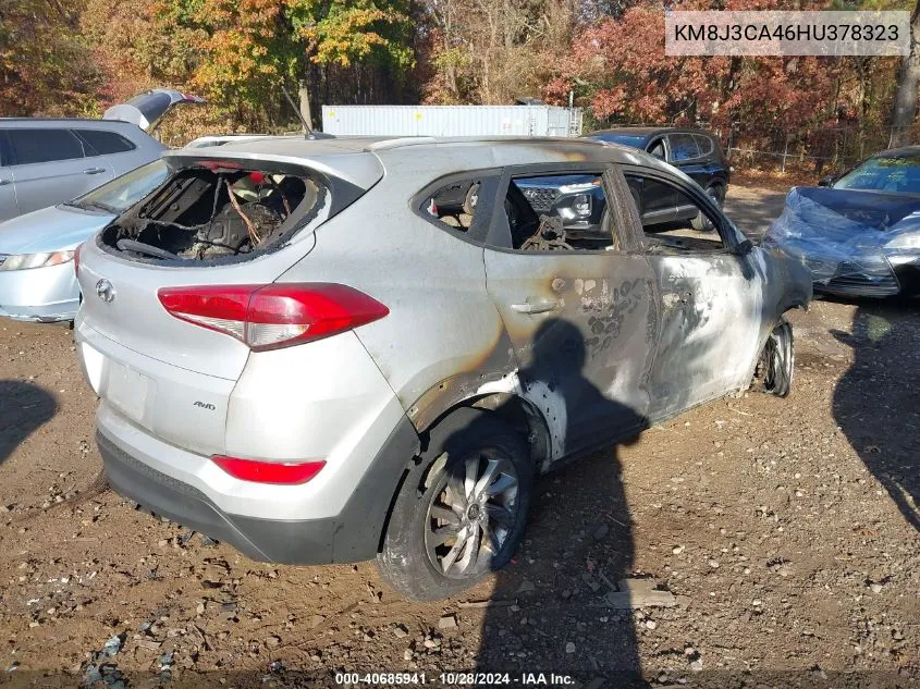 KM8J3CA46HU378323 2017 Hyundai Tucson Se