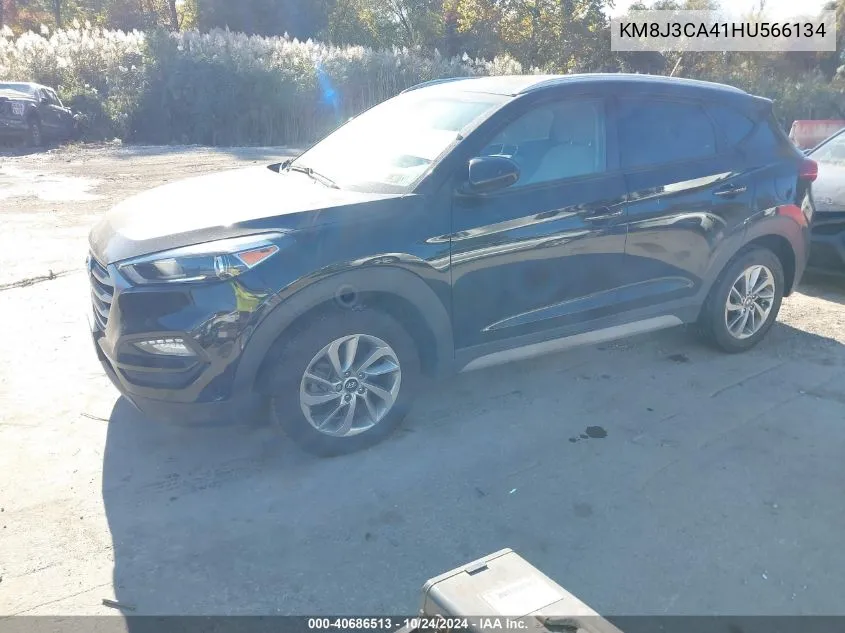 2017 Hyundai Tucson Se VIN: KM8J3CA41HU566134 Lot: 40686513