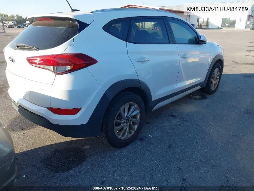 2017 Hyundai Tucson Se VIN: KM8J33A41HU484789 Lot: 40701667