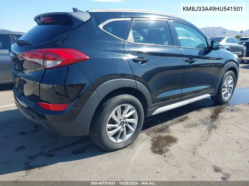 KM8J33A49HU541501 2017 Hyundai Tucson Se Plus