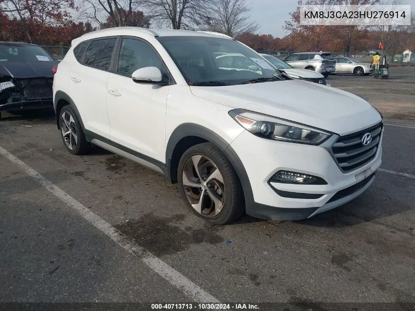 2017 Hyundai Tucson Sport VIN: KM8J3CA23HU276914 Lot: 40713713