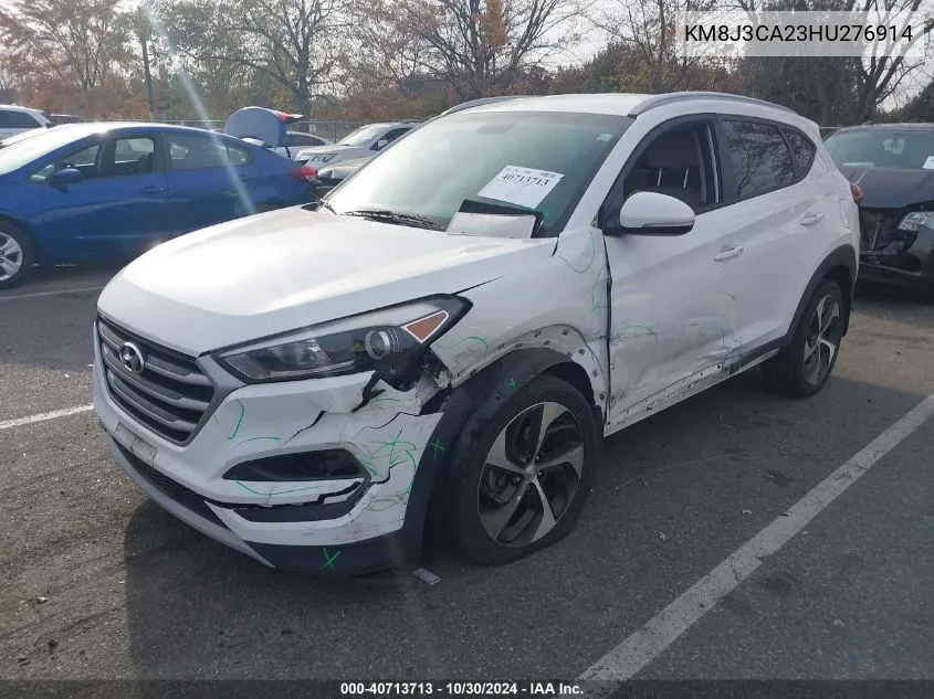 2017 Hyundai Tucson Sport VIN: KM8J3CA23HU276914 Lot: 40713713