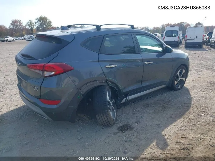 KM8J3CA23HU365088 2017 Hyundai Tucson Limited