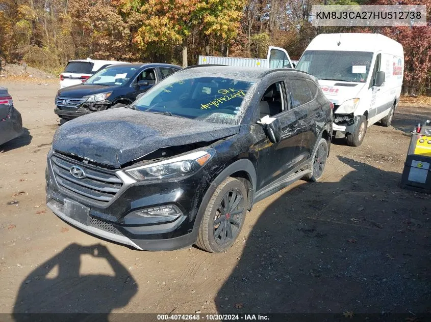 KM8J3CA27HU512738 2017 Hyundai Tucson Night