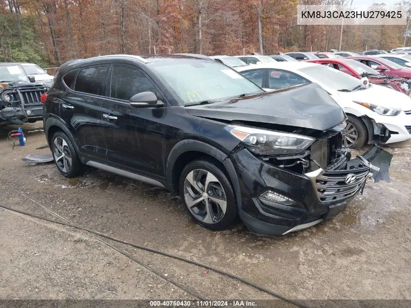 2017 Hyundai Tucson Limited VIN: KM8J3CA23HU279425 Lot: 40750430