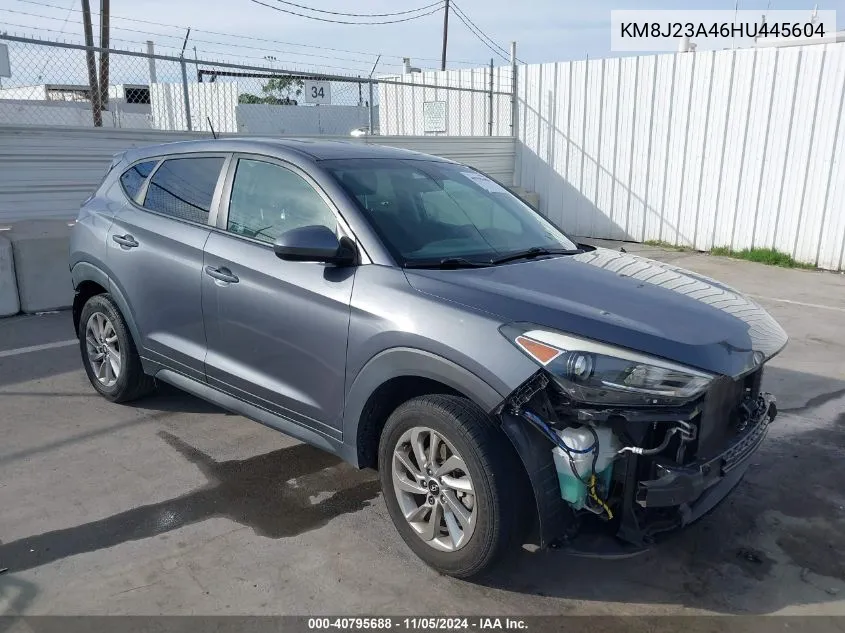 2017 Hyundai Tucson Se VIN: KM8J23A46HU445604 Lot: 40795688