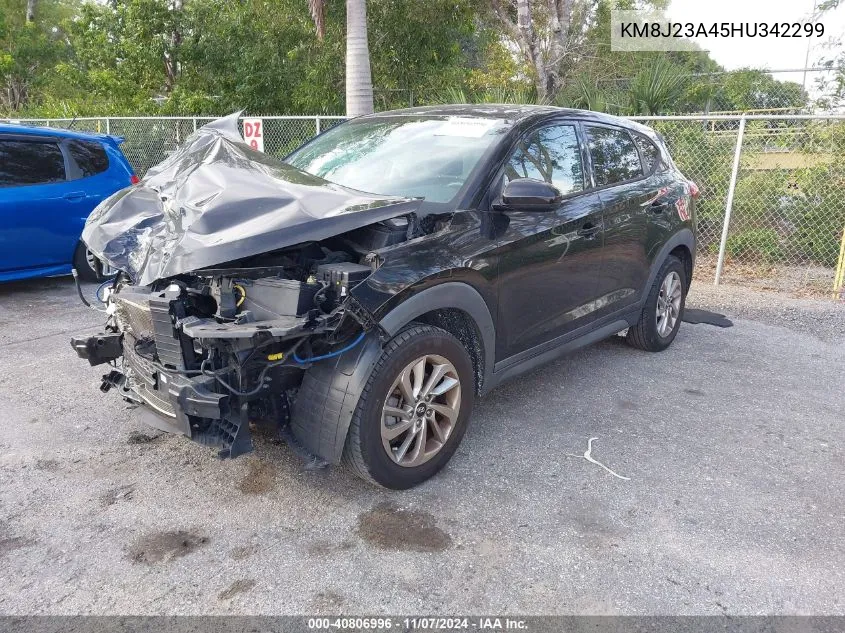 2017 Hyundai Tucson Se VIN: KM8J23A45HU342299 Lot: 40806996