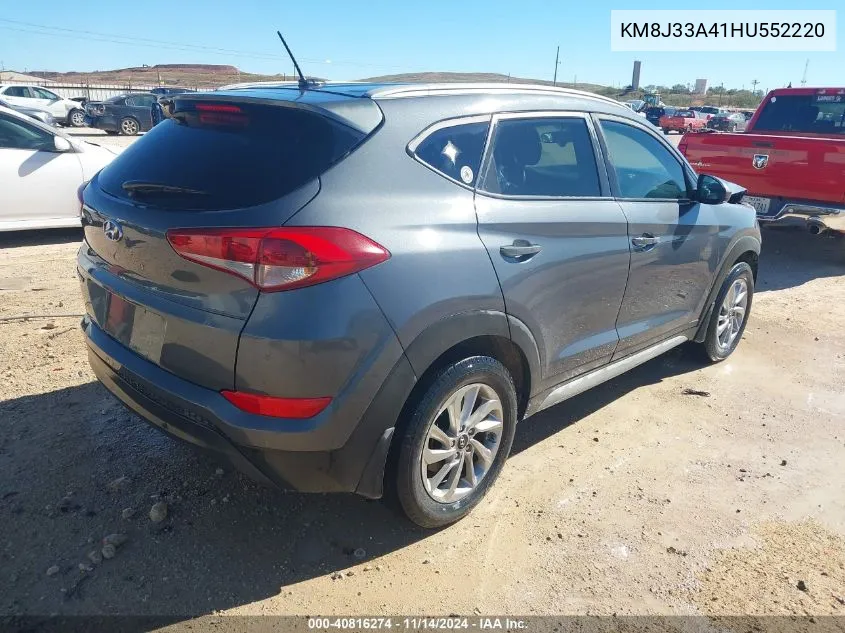 KM8J33A41HU552220 2017 Hyundai Tucson Se