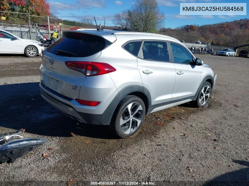 2017 Hyundai Tucson Sport VIN: KM8J3CA25HU584568 Lot: 40835267