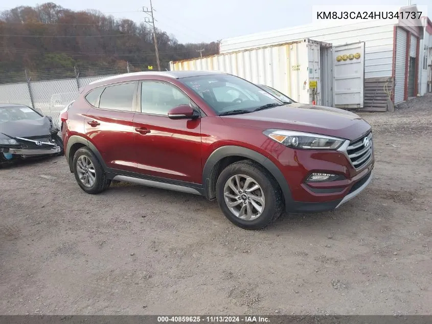 2017 Hyundai Tucson Eco VIN: KM8J3CA24HU341737 Lot: 40859625