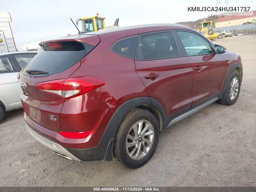 2017 Hyundai Tucson Eco VIN: KM8J3CA24HU341737 Lot: 40859625