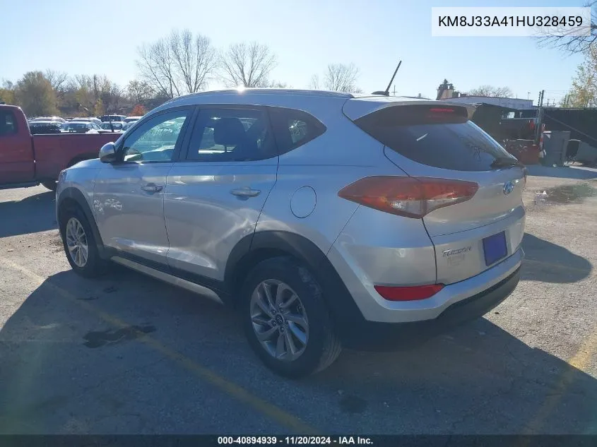 2017 Hyundai Tucson Se VIN: KM8J33A41HU328459 Lot: 40894939