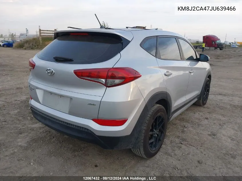 2018 Hyundai Tucson Se VIN: KM8J2CA47JU639466 Lot: 12067432